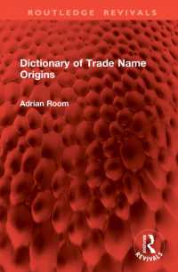 Dictionary of Trade Name Origins (Routledge Revivals)