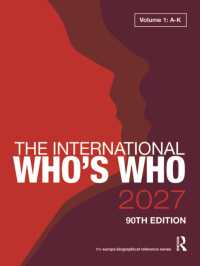 The International Who's Who 2027 Volume 1 (The International Who's Who) （90TH）