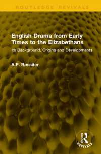 English Drama from Early Times to the Elizabethans : Its Background, Origins and Developments (Routledge Revivals)