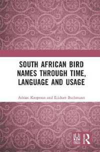 South African Bird Names through Time, Language and Usage