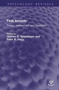 Test Anxiety : Theory, Assessment, and Treatment (Psychology Revivals)