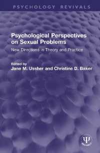 Psychological Perspectives on Sexual Problems : New Directions in Theory and Practice (Psychology Revivals)