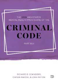 The 2026 Annotated Mental Health Provisions of the Criminal Code, Part XX.1