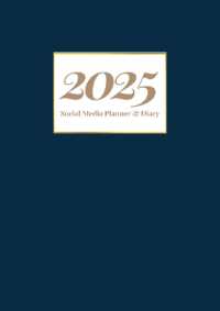 2025 Social Media Planner and Diary + Awareness Dates - Navy and Gold