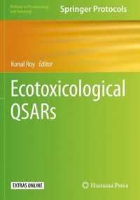 Ecotoxicological QSARs (Methods in Pharmacology and Toxicology) （2020）