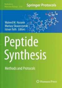 Peptide Synthesis : Methods and Protocols (Methods in Molecular Biology)