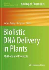 Biolistic DNA Delivery in Plants : Methods and Protocols (Methods in Molecular Biology)