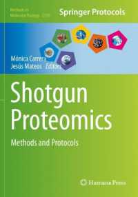 Shotgun Proteomics : Methods and Protocols (Methods in Molecular Biology)