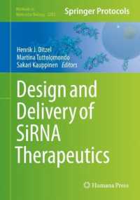 Design and Delivery of SiRNA Therapeutics (Methods in Molecular Biology)