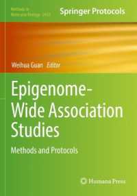 Epigenome-Wide Association Studies : Methods and Protocols (Methods in Molecular Biology)