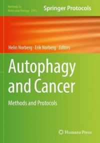 Autophagy and Cancer : Methods and Protocols (Methods in Molecular Biology)