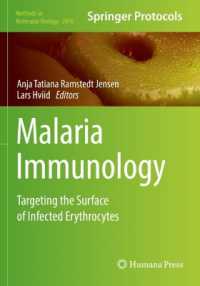 Malaria Immunology : Targeting the Surface of Infected Erythrocytes (Methods in Molecular Biology)