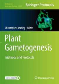Plant Gametogenesis : Methods and Protocols (Methods in Molecular Biology)