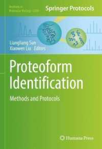 Proteoform Identification : Methods and Protocols (Methods in Molecular Biology)