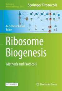 Ribosome Biogenesis : Methods and Protocols (Methods in Molecular Biology)