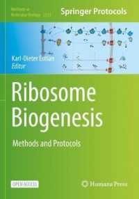 Ribosome Biogenesis : Methods and Protocols (Methods in Molecular Biology)