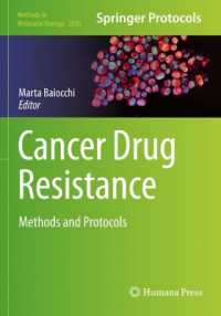 Cancer Drug Resistance : Methods and Protocols (Methods in Molecular Biology)