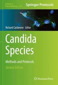 カンジダ菌種：研究法・プロトコル（第２版）<br>Candida Species : Methods and Protocols (Methods in Molecular Biology) （2ND）