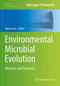 Environmental Microbial Evolution : Methods and Protocols (Methods in Molecular Biology)