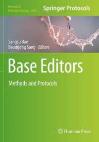 Base Editors : Methods and Protocols (Methods in Molecular Biology)