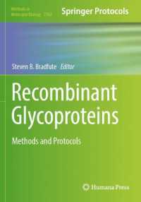Recombinant Glycoproteins : Methods and Protocols (Methods in Molecular Biology)