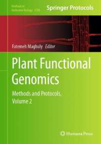 Plant Functional Genomics : Methods and Protocols, Volume 2 (Methods in Molecular Biology)