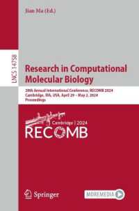 Research in Computational Molecular Biology : 28th Annual International Conference, RECOMB 2024, Cambridge, MA, USA, April 29-May 2, 2024, Proceedings (Lecture Notes in Computer Science)