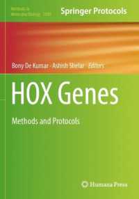 HOX Genes : Methods and Protocols (Methods in Molecular Biology)