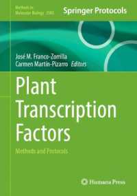 Plant Transcription Factors : Methods and Protocols (Methods in Molecular Biology)