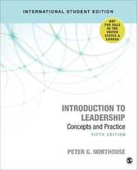 Introduction to Leadership - International Student Edition : Concepts and Practice （5TH）