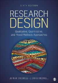 Research Design : Qualitative, Quantitative, and Mixed Methods Approaches （6TH）