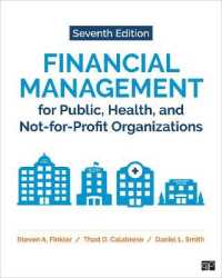 Financial Management for Public, Health, and Not-for-Profit Organizations （7TH）