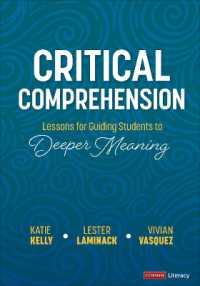 Critical Comprehension [Grades K-6] : Lessons for Guiding Students to Deeper Meaning (Corwin Literacy)