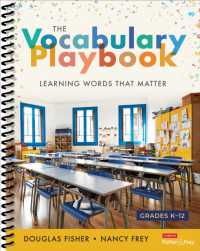 The Vocabulary Playbook : Learning Words That Matter, K-12 （Spiral）