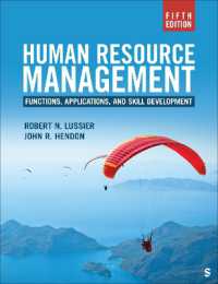 Human Resource Management : Functions, Applications, and Skill Development （5TH）