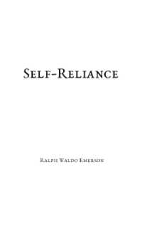 Self-Reliance