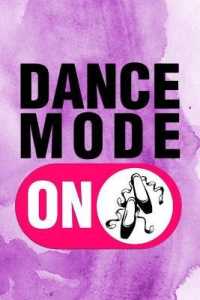 Dance Mode on : Blank Lined Notebook Journal Diary Composition Notepad 120 Pages 6x9 Paperback ( Ballet Gift ) Purple Watercolor