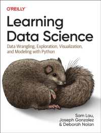 Pythonでデータサイエンスを学ぶ：データ前処理・探索・視覚化・モデリング<br>Learning Data Science : Data Wrangling, Exploration, Visualization, and Modeling with Python