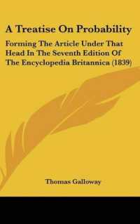 A Treatise on Probability : Forming the Article under That Head in the Seventh Edition of the Encyclopedia Britannica (1839)