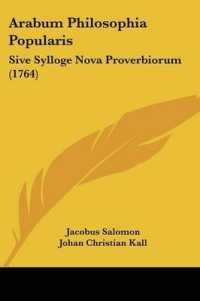 Arabum Philosophia Popularis : Sive Sylloge Nova Proverbiorum (1764)