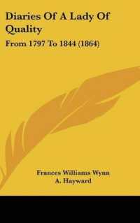 Diaries of a Lady of Quality : From 1797 to 1844 (1864)