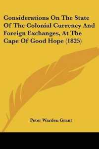 Considerations on the State of the Colonial Currency and Foreign Exchanges, at the Cape of Good Hope (1825)