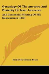 Genealogy of the Ancestry and Posterity of Isaac Lawrence : And Centennial Meeting of His Descendants (1853)