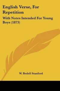 English Verse, for Repetition : With Notes Intended for Young Boys (1873)