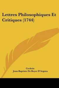 Lettres Philosophiques Et Critiques (1744)