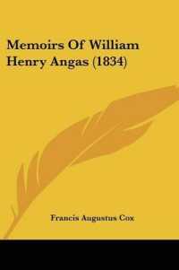 Memoirs of William Henry Angas (1834)
