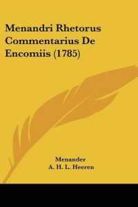 Menandri Rhetorus Commentarius De Encomiis (1785)