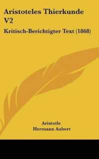 Aristoteles Thierkunde V2 : Kritisch-Berichtigter Text (1868)