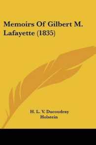 Memoirs of Gilbert M. Lafayette (1835)