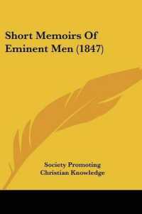 Short Memoirs of Eminent Men (1847)